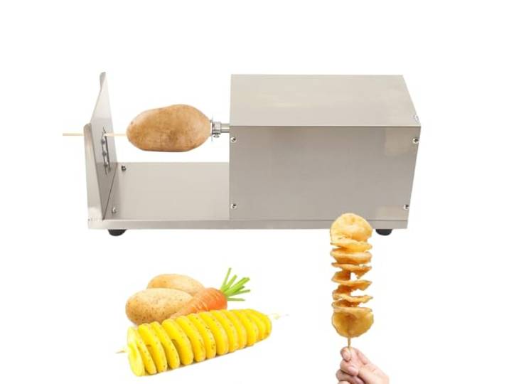 ECUTEE Spiralschneider für Gemüse Obst Kartoffelschneider Kartoffel Tornado Schneider, Geschäftlich Automatische Schneidemaschine, Kartoffelspiralschneider für Kartoffelspiralen Gurken und Karotten
