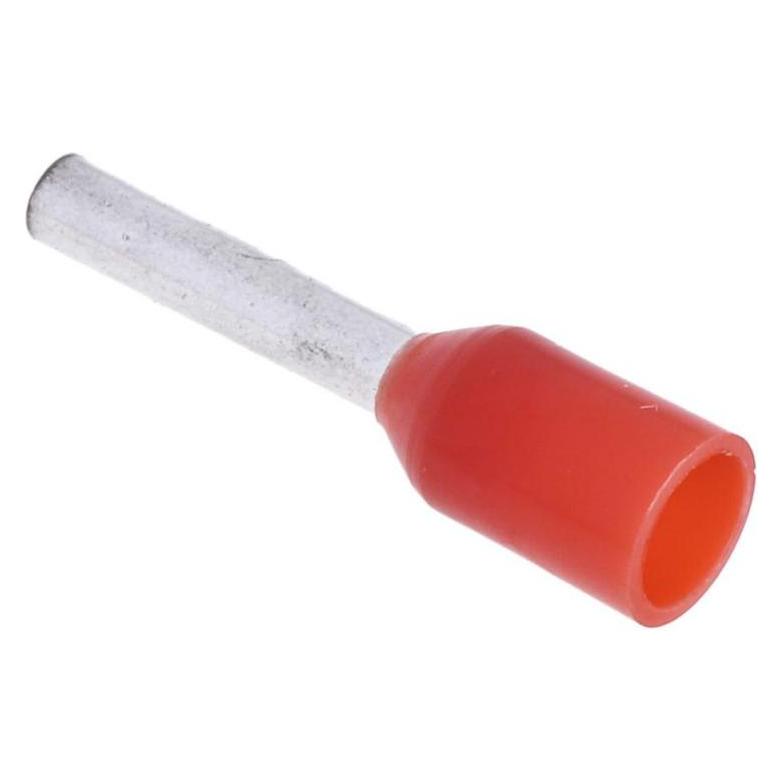 RS PRO Aderendhülsen bis 1mm², Stift ø 1.7mm, Rot (5132607)