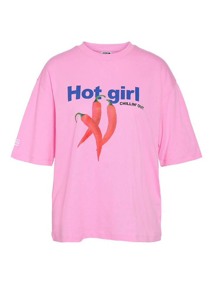 Noisy may Shirt in Rosa - S