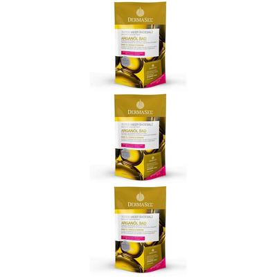 DermaSel Totes Meer Badesalz, Arganöl 3x420 g Badesalz