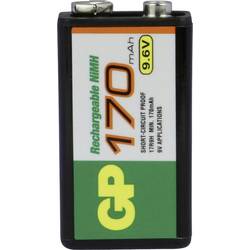 GP GPIND17R9HC1 9 V Block-Akku NiMH 170 mAh 9.6 V 1 St.