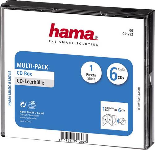 hama 00051292 CD-Multipack 6