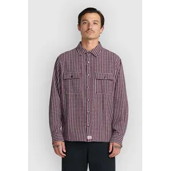 RVCA Big Rvca Flannel Hemd red earth Gr. M