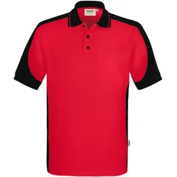 Contrast Poloshirt MIKRALINAR® ECO "539" - XL - Rot