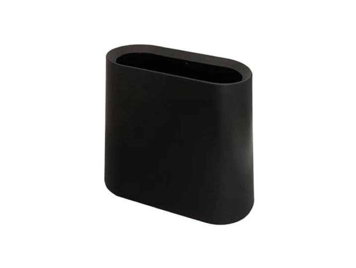 HGYNBCP Eleganter, schlanker Papierkorb for Badezimmer und Büro – moderner Mülleimer(Black)