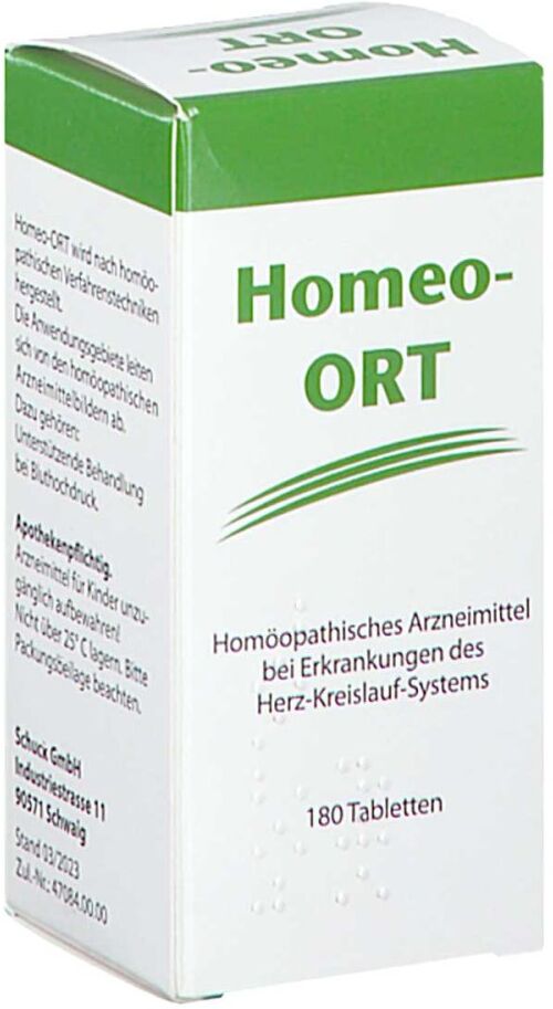 Homeo-ort Tabletten