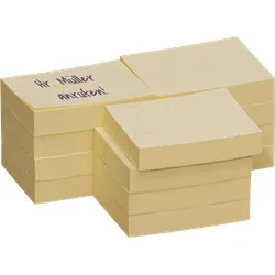 HNG 12X5040 - Klebezettel, 50 x 40mm, 12 Blöcke a ́100 Blatt