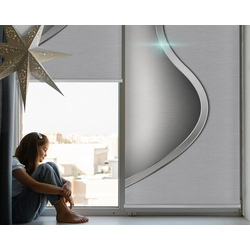 INNENROLLO - Fensterrollo - Rollo - 140x140 cm - Metall