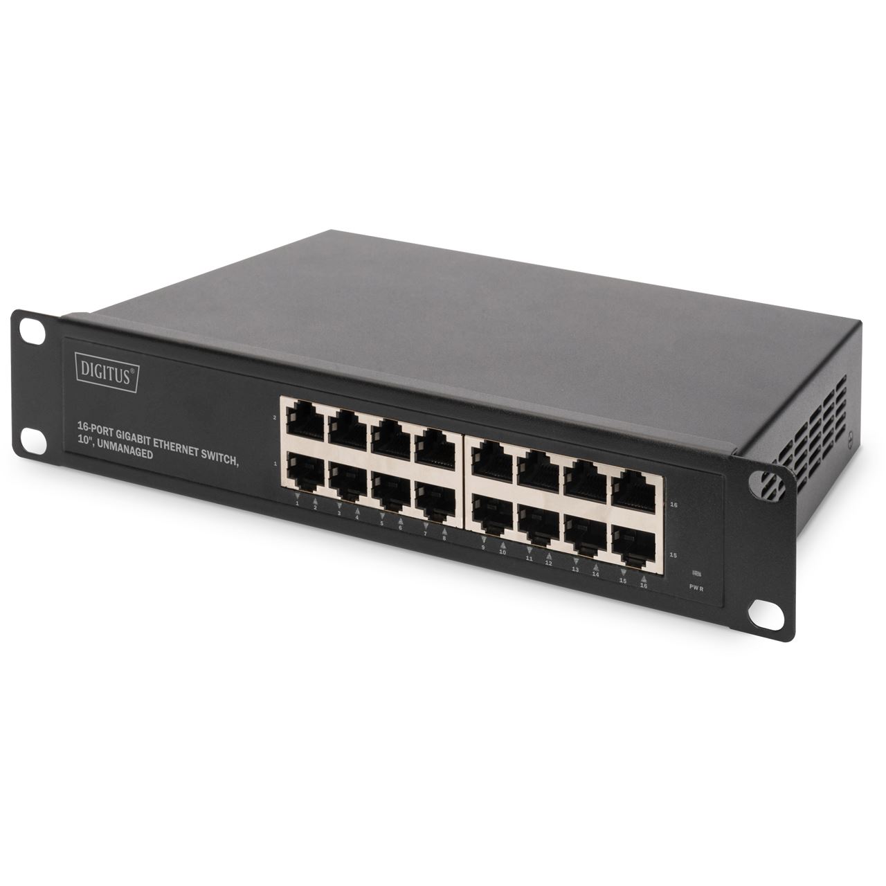 Digitus 10" Switch 16-Port Gigabit Ethernet Unmanaged