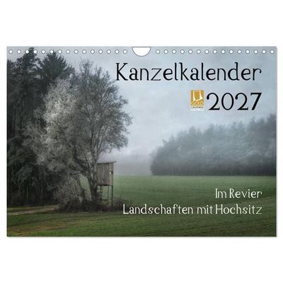 Kanzelkalender 2027 (Wandkalender 2027 DIN A4 quer), CALVENDO Monatskalender
