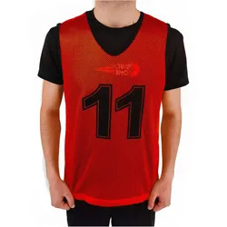 Powershot Markierungshemdchen 1-Farbig (1-11 nummeriert) Rot Junior