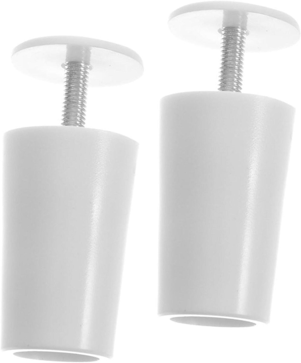 Set van 2 witte Rolgordijn Stoppers voor Raambekleding Reparatie