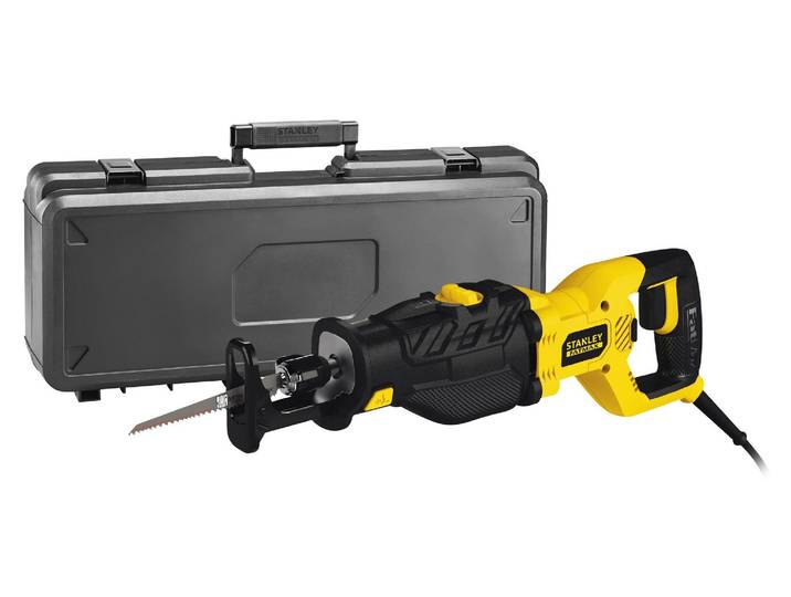 Scie Sabre Pendulaire Filaire STANLEY FATMAX FME365K-QS Moteur de 1050W Design Ergonomique avec Revêtement Caoutchouc