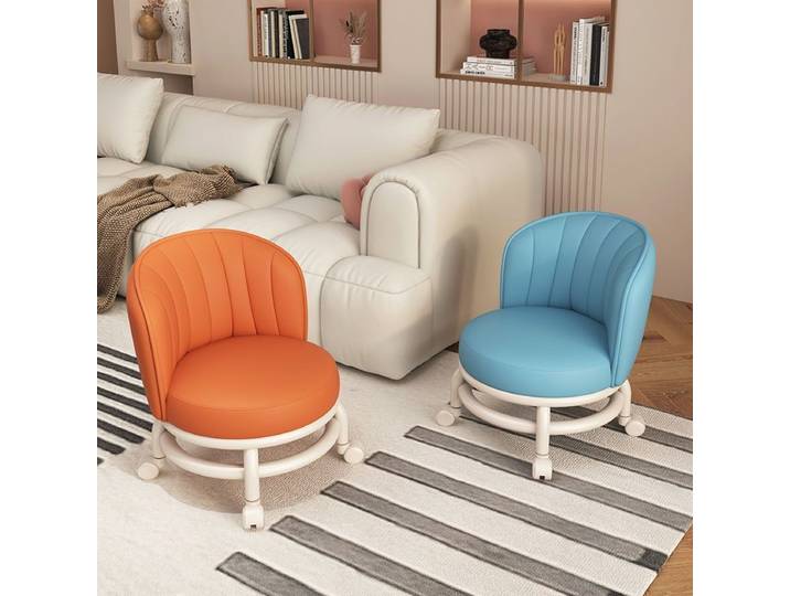 Tabouret à poulie avec roulettes, porte tabouret bas, tabouret à langer, petit tabouret, tabouret à dossier mobile, confortable pour les enfants