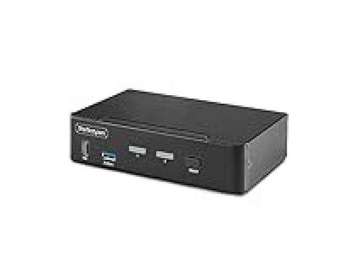 StarTech Switch KVM DisplayPort 2 Ports 8K 60Hz / 4K 144Hz, USB 3.0, Unique