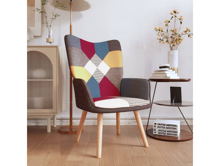 vidaXL Relaxsessel Patchwork Stoff