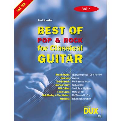 Best of Pop & Rock for Classical Guitar Vol. 2 -