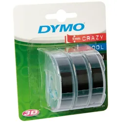 Dymo, Beschriftungsband, Prägeband (0.90 cm, Schwarz)