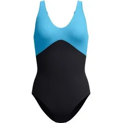 SPEEDO Damen Badeanzug Sculpture Butterfly Back One Piece, Größe 38 in Schwarz Schwarz