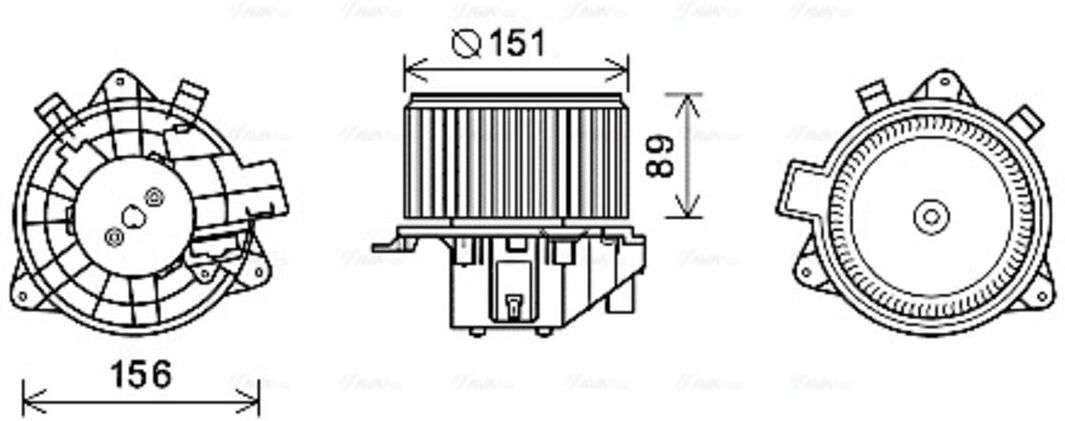 Innenraumgebläse AVA COOLING FT8439