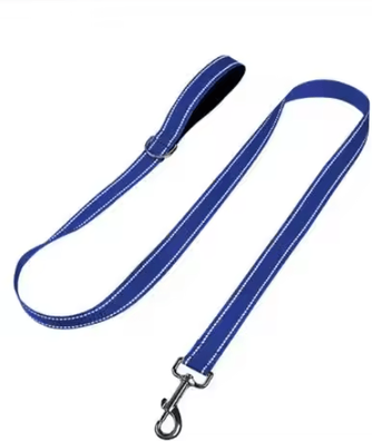 Inspire Picks Night Paw Reflective Pet Walking Leash For Dogs & Cats blue 2.5cmx120cm