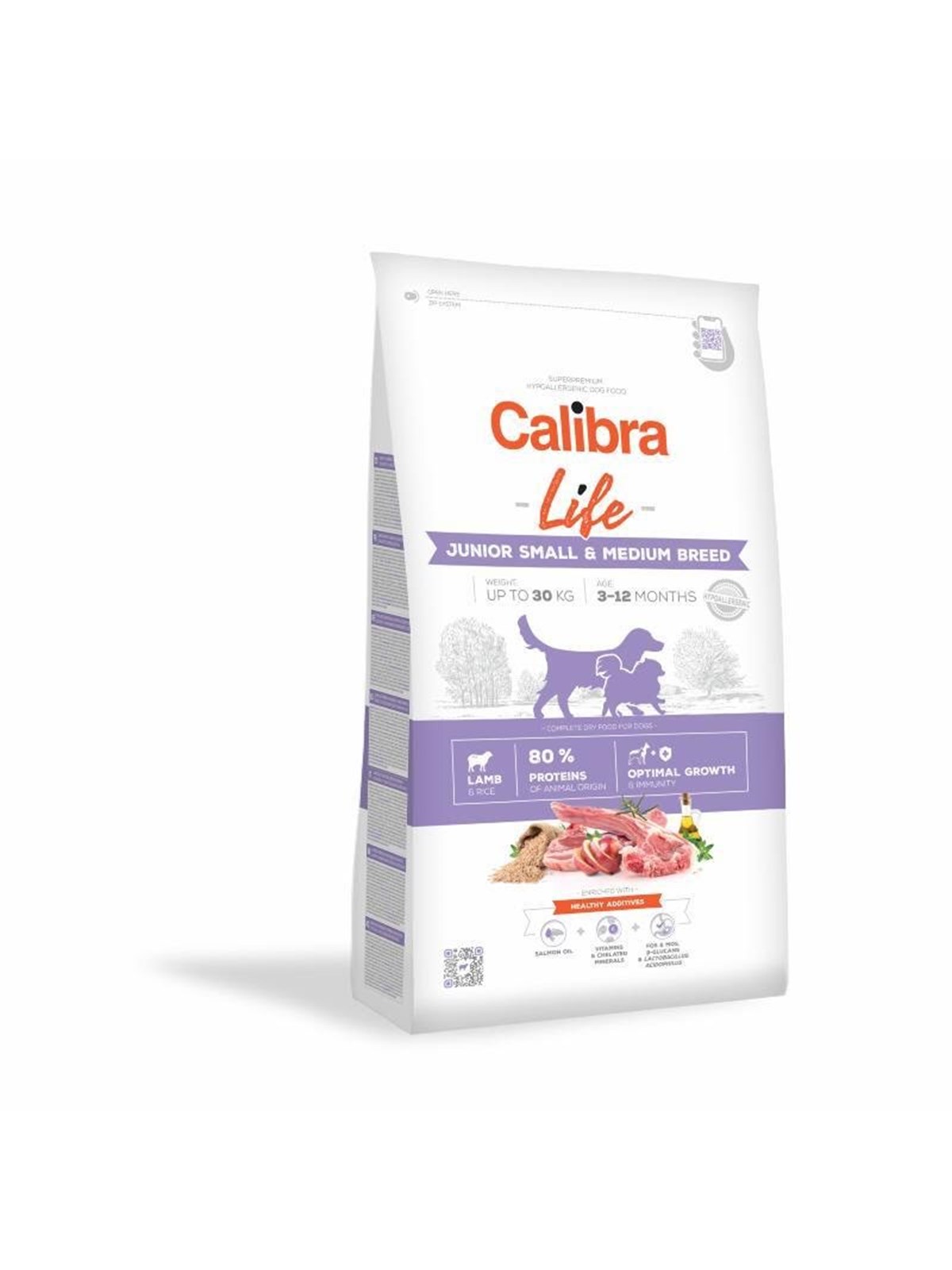 Calibra Dog Life Junior Small&Medium Breed Lamm 2