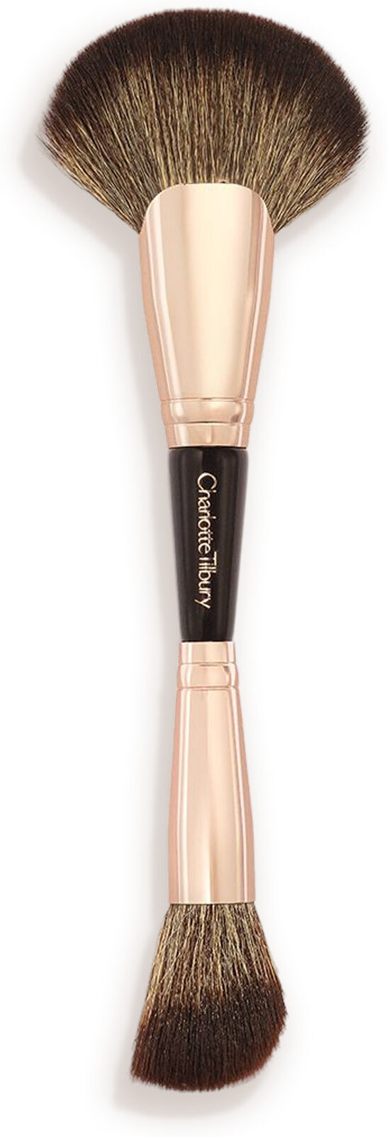 Airbrush Flawless Easy Soft Blur Bronzer + Blusher Brush - Rose Gold & Night Crimson Charlotte Tilbury 2187 Airbrush Flawless Easy Soft Blur Bronzer + Blusher Size: