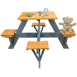 Coemo Kindersitzgruppe Romy Kindertisch und Sitze Gartentisch