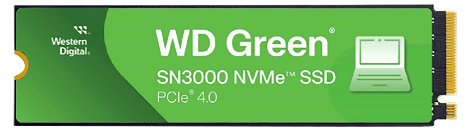 Western Digital SN3000 Green Interne SSD NVMe 2 TB