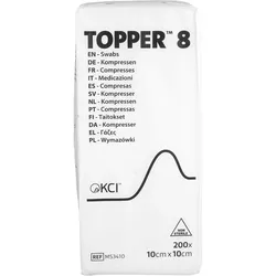 Topper 8 Kompr.unsteril 10x10cm 200 ST