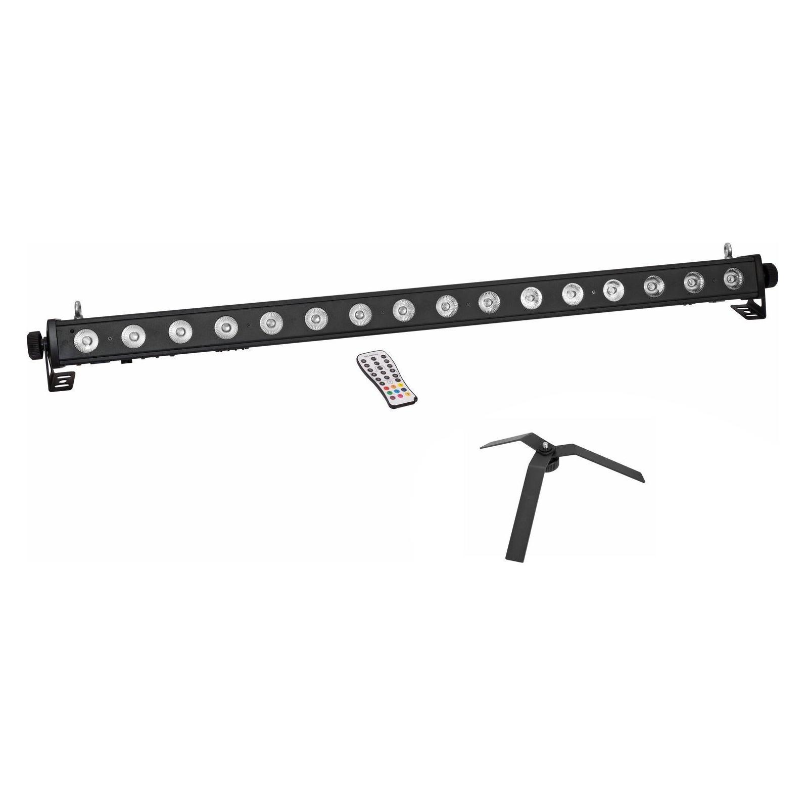 Eurolite Set LED PIX-16 QCL Leiste + FS-4 Floorstand, Stahl, schwarz (4 W, LED) (20000990)