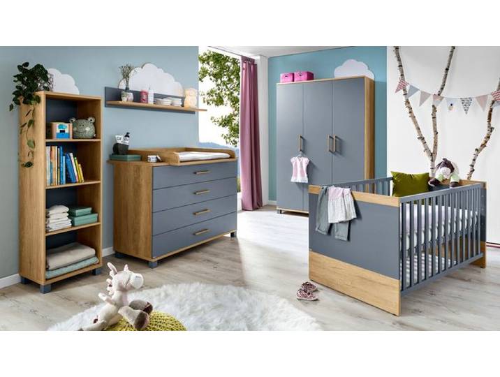 Wickelkommode Liam Eiche Nebraska Holz Wickeltisch