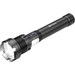 Sandberg Survivor 7in1 Torch PB 10000 (10000 mAh, 37 Wh), Powerbank, Schwarz