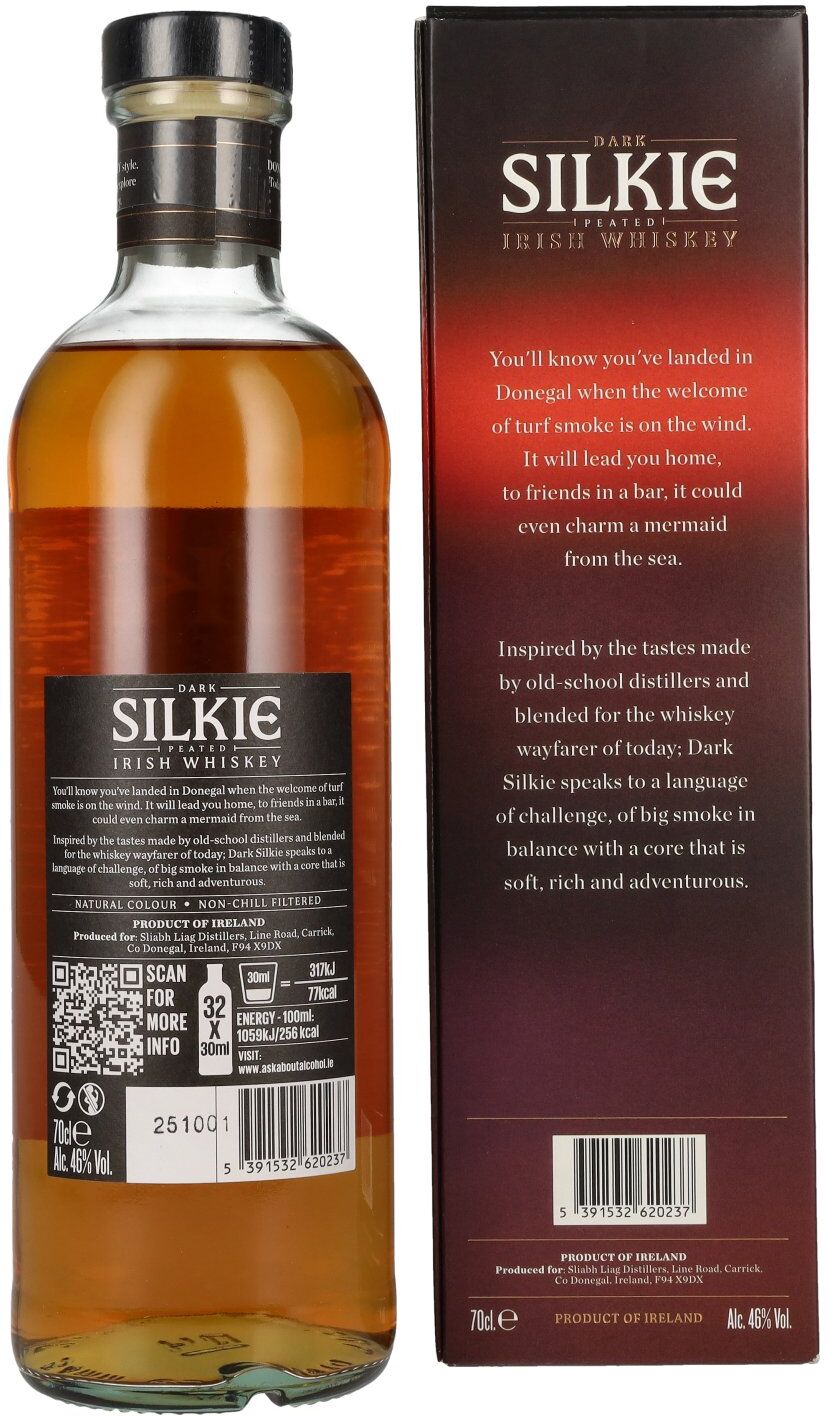 The Silkie The Legendary DARK SILKIE Irish Whiskey 46% Vol. 0,7l in Geschenkbox