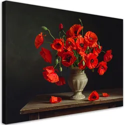 LEINWANDBILD Blumen 90x60cm