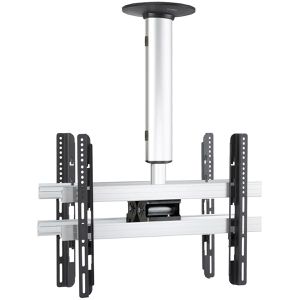 VCM TV-Deckenhalterung CM 4 Mini Double, 18009, für 42-65 Zoll, bis 2x 30 kg, schwenkbar, neigbar, 34 cm höhenverstellbar