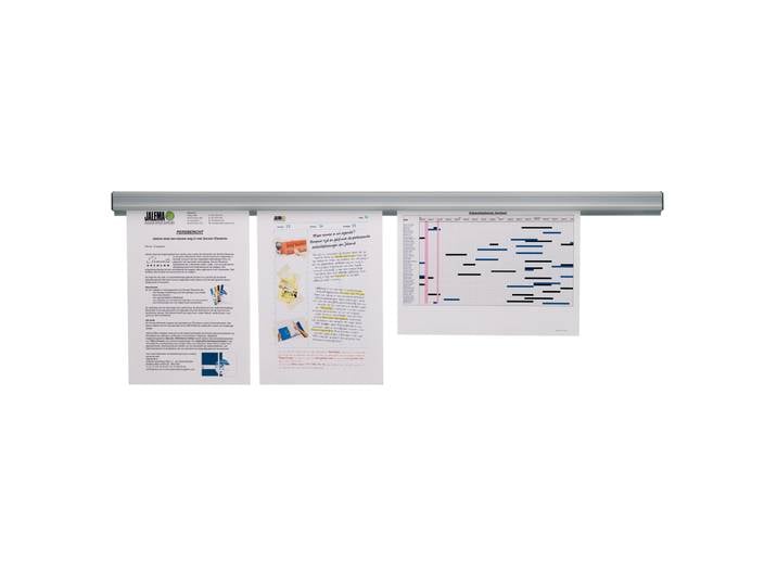 DJOIS by Tarifold Rail de présentation magnétique Jalema Grip L.120 cm - Aluminium