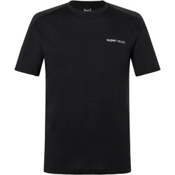 Super Natural, Herren, Sportshirt, Alarm Running (S), Grau, Schwarz