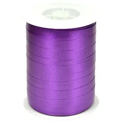 Star 250m Geschenkband Ringelband 10mm - wasserfestes Kunststoff Dekoband Schleifenband Polyband Luftballonband zum Basteln Schleifen Luftballons Lila