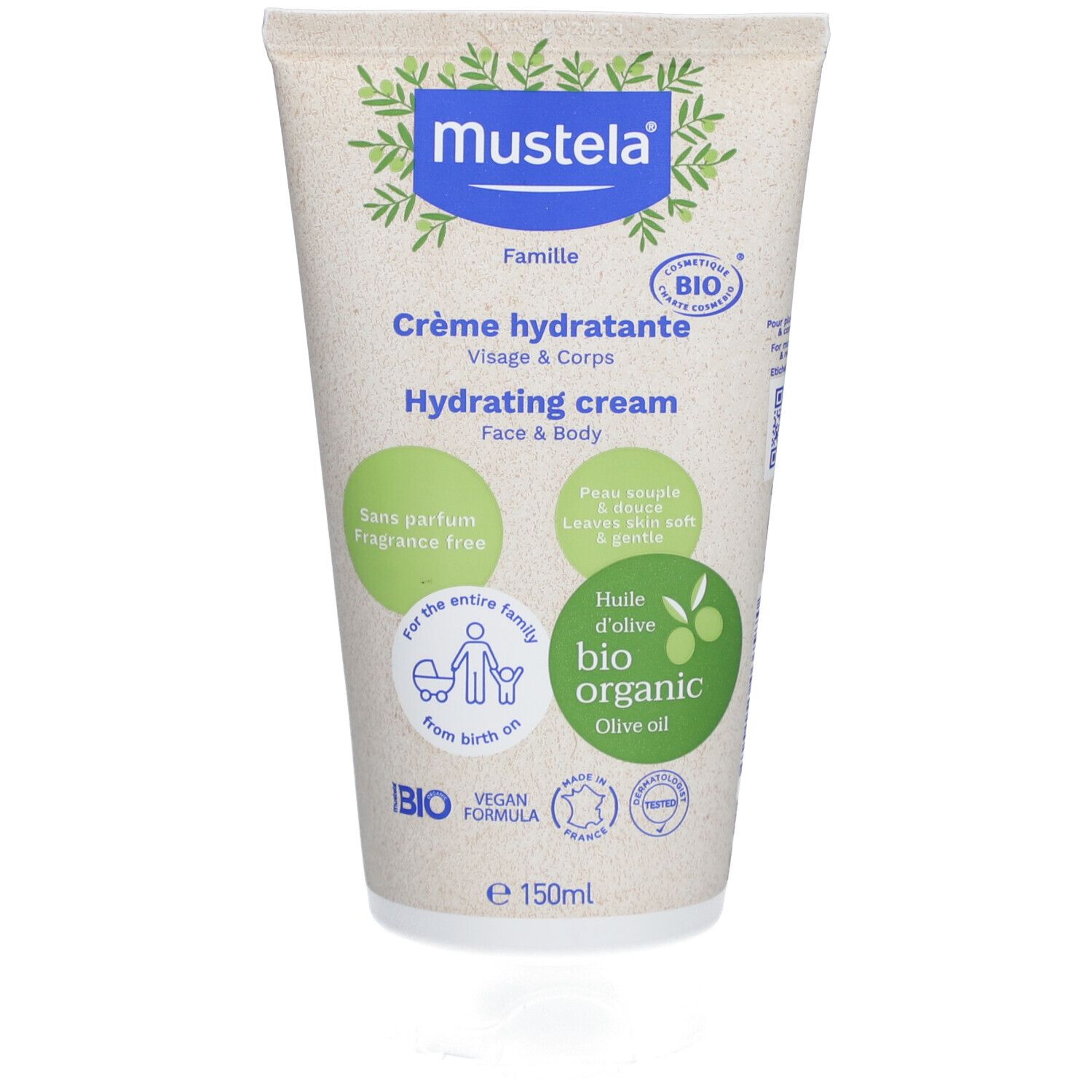 Mustela Baby Hydraterende Creme Bio 150 ml