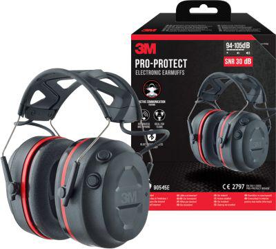 3M Kapselgehörschutz Pro-Protect, elektronisch, Bluetooth, SNR 30 dB, bis 60 h, Auto-Abschaltung, Akkubetrieb