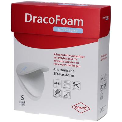 Dracofoam Infekt Schaumst.Wundauf.Ferse 5 St Verband
