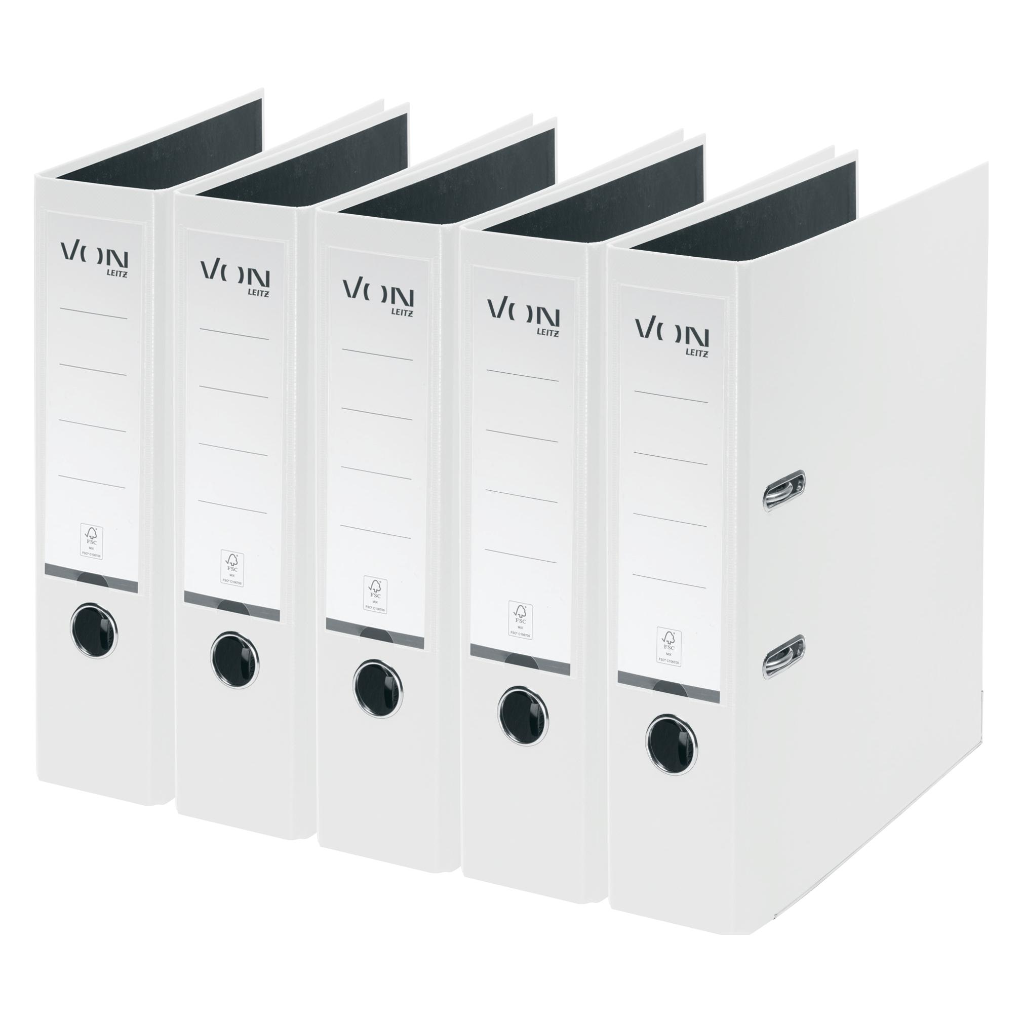 von Hallers Ordner PP breit Retail (A4, 80 mm, 5 Stk.) (10551001)