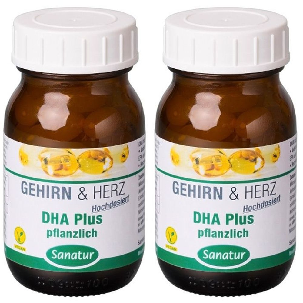 DHA Plus pflanzlich Kapseln 2x 2x80 St