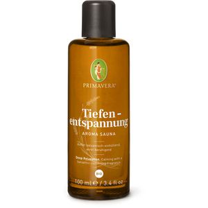 Primavera Saunaaufguss Tiefenentspannung Aroma, Konzentrat, Benzoe, Honig und Lavendel, mit ätherischen Ölen, 100 ml