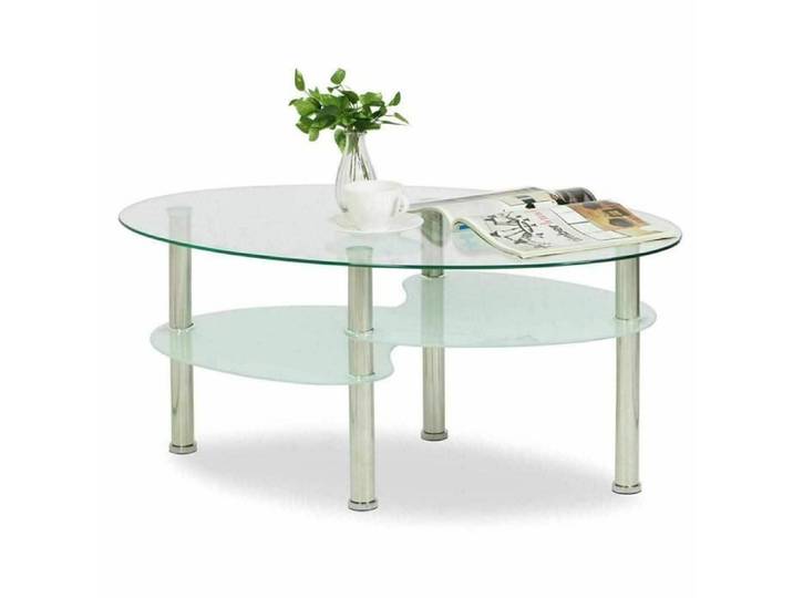 Table Basse en Verre Trempé Popsmit - Ovale - Salon - Transparente