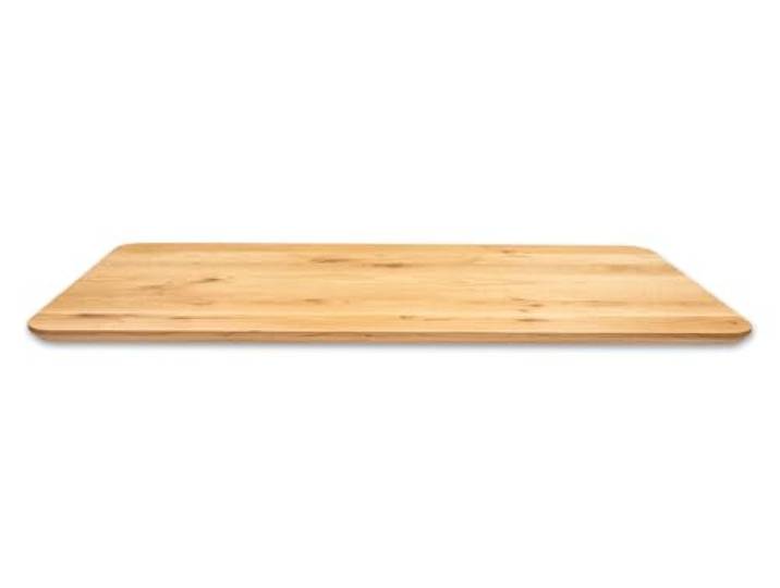 LUMBERLAND Tischplatte Schreibtischplatte Wildeiche Massivholz Schweizer Kante (160 x 70 cm)