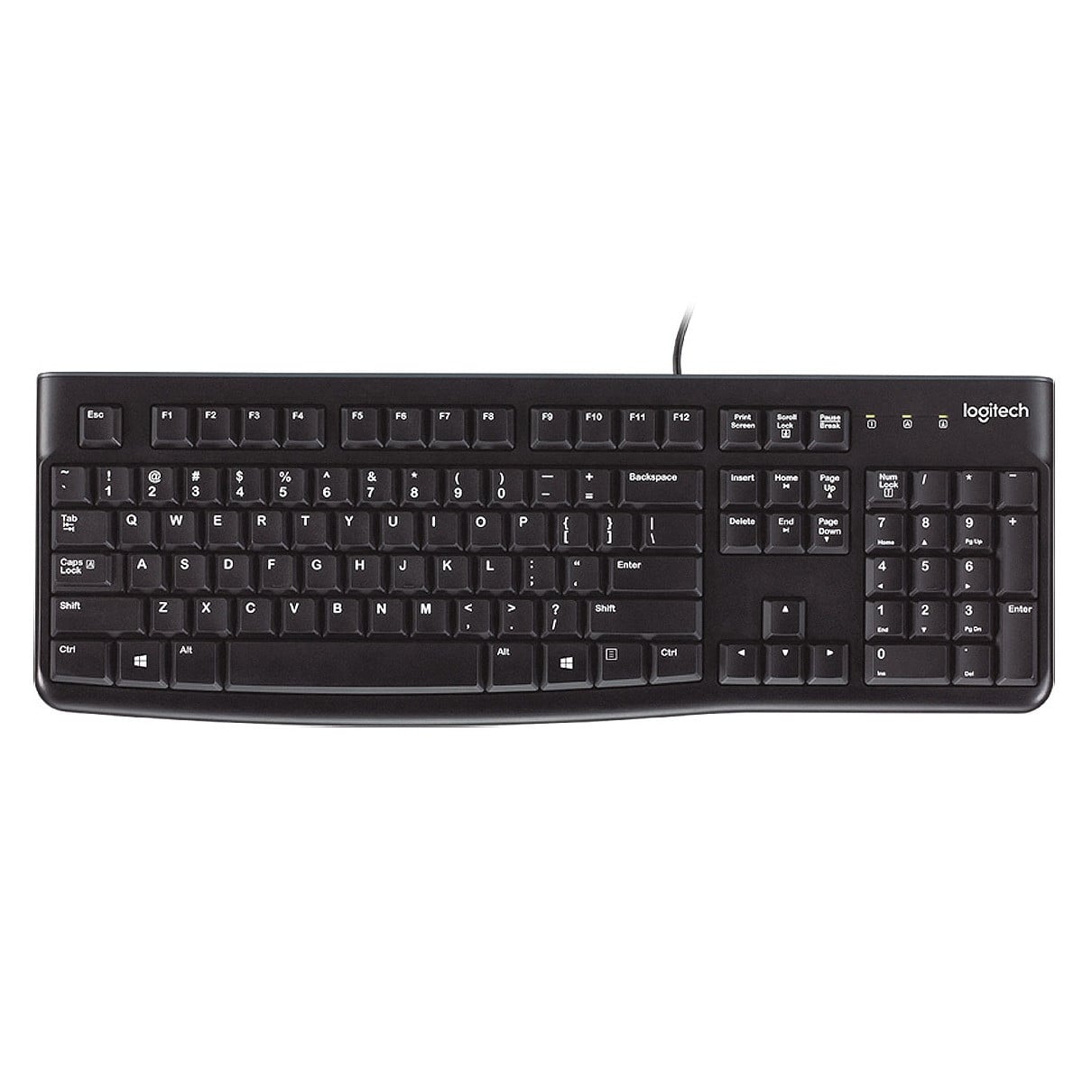 Logitech K120 Toetsenbord QWERTY Zwart