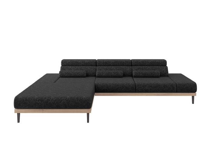 Ecksofa MONA Schwarz - Bosco 99