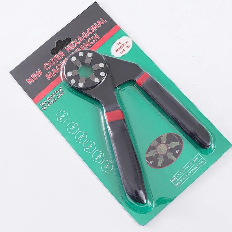INF Clé à Douille Multifonction à Couple Élevé pour Hexagones Externes 6 pouces